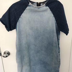 TOPSHOP denim dress
